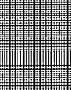 Abstract Black White Geometric Grid Rug