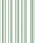 Dark Green Vertical Stripe Arrangement Rug