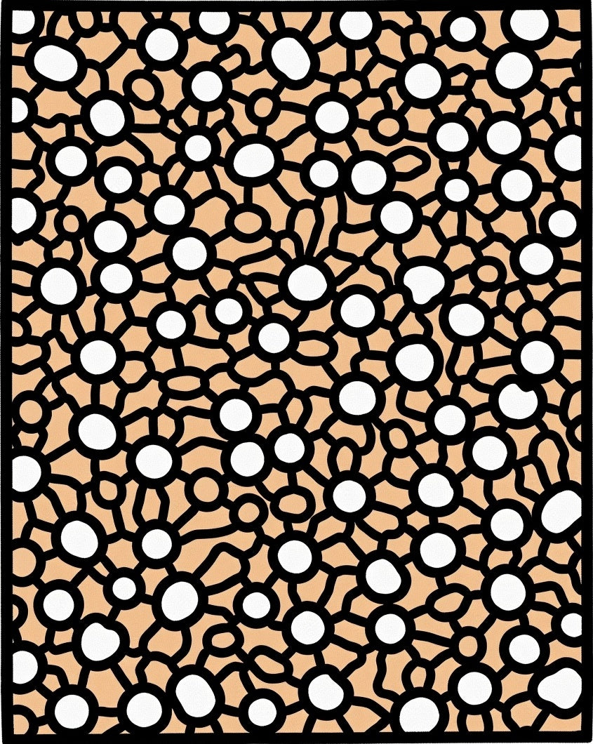 Organic Circles And Connections Rug