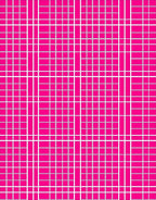 Hot Pink White Grid Composition Rug