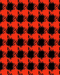 Rustic Red Black Buffalo Check Rug