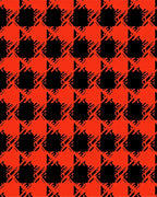 Rustic Red Black Buffalo Check Rug