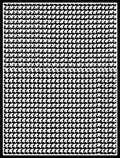 Classic Black White Houndstooth Check Rug