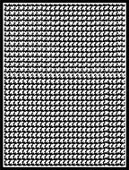 Classic Black White Houndstooth Check Rug