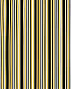 Bold Yellow Black White Stripe Rug