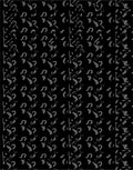 Dark Gray Abstract Calligraphy Swirl Rug