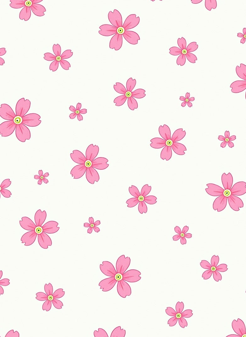Pink Petal Scatter Ground Rug