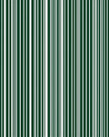 Dark Green White Vertical Stripe Rug