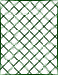 Deep Green Linked Diamond Lattice Rug
