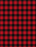 Classic Red Black Buffalo Check Plaid Rug