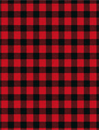 Classic Red Black Buffalo Check Plaid Rug