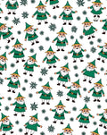 Green Gnome Christmas Holiday Sprinkle Rug