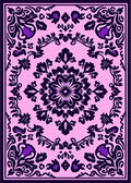 Ornate Paisley Floral Mandala Rug