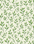 Leafy Green Vine Botanical Rug