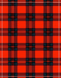 Classic Red Tartan Plaid Lines Rug