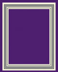 Regal Amethyst Bold Border Rug