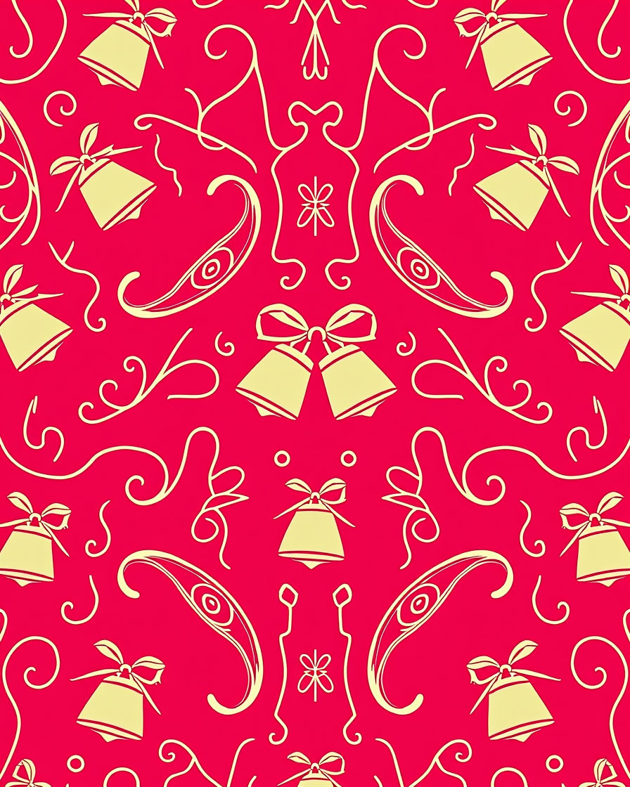 Crimson Bells Paisley Swirls Rug