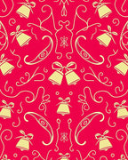 Crimson Bells Paisley Swirls Rug