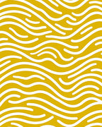 Golden White Abstract Wave Surface Rug
