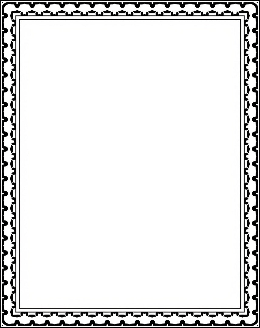 Black and White Geometric Lattice Border Rug