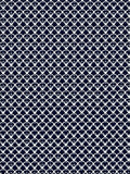 Navy White Geometric Heart Collage Rug