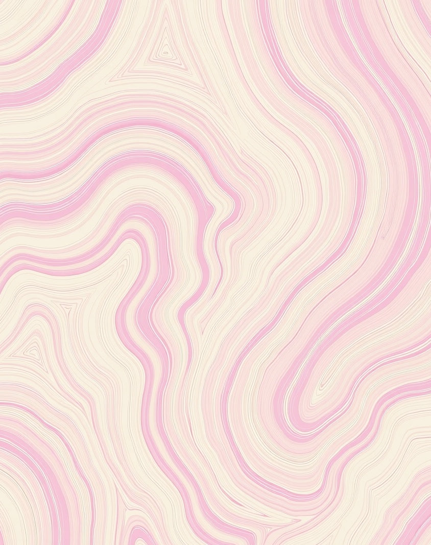 Soft Pink Agate Swirl Rug