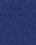 Navy Blue Linear Intertwined Maze Rug