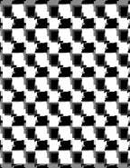 Black White Abstract Squared Grid Rug