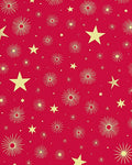 Radiant Red Starburst Scatter Rug