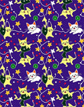 Whimsical Whiskers Feline Celebration Rug
