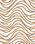 Bronze Wave Abstract Rug