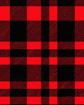Crimson Black Lumberjack Check Rug