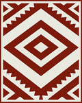 Crimson Diamond Navajo Geometric Rug