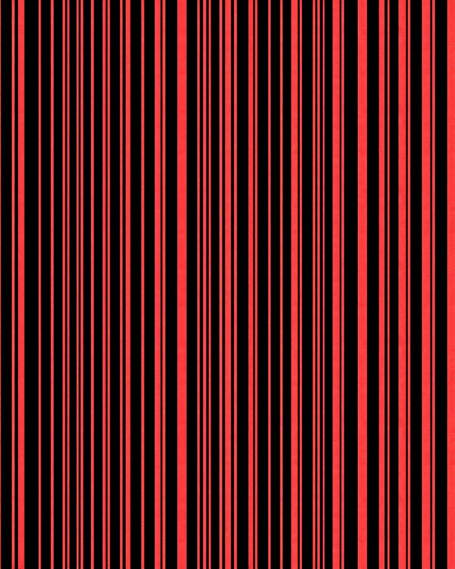 Vibrant Coral Vertical Stripe Rug