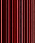 Vibrant Coral Vertical Stripe Rug