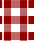 Classic Red Gingham Checkered Rug