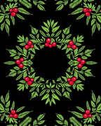 Vibrant Cherry Blossom Wreath Rug