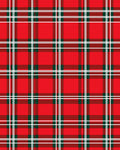 Classic Red Tartan Check Rug