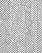 Wavy Black Herringbone Geometric Weave Rug