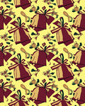 Crimson Golden Gift Wrapped Collection Rug