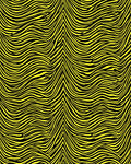 Bold Yellow Animal Print Lines Rug