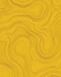 Golden Yellow Contour Lines Rug