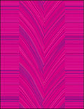 Vibrant Magenta Chevron Stripe Rug