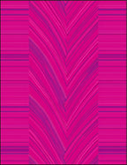 Vibrant Magenta Chevron Stripe Rug