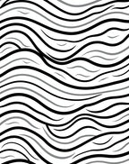 Monochrome Abstract Wave Harmony Rug
