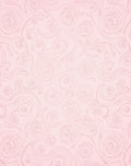 Pink Swirling Roseline Scroll Rug