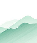 Serene Green Layered Landscape Rug