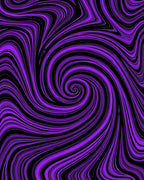 Vibrant Purple Swirl Abstract Rug