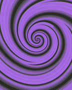 Amethyst Swirl Abstract Waves Rug