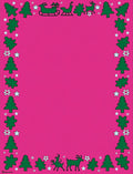 Festive Green Christmas Border Rug